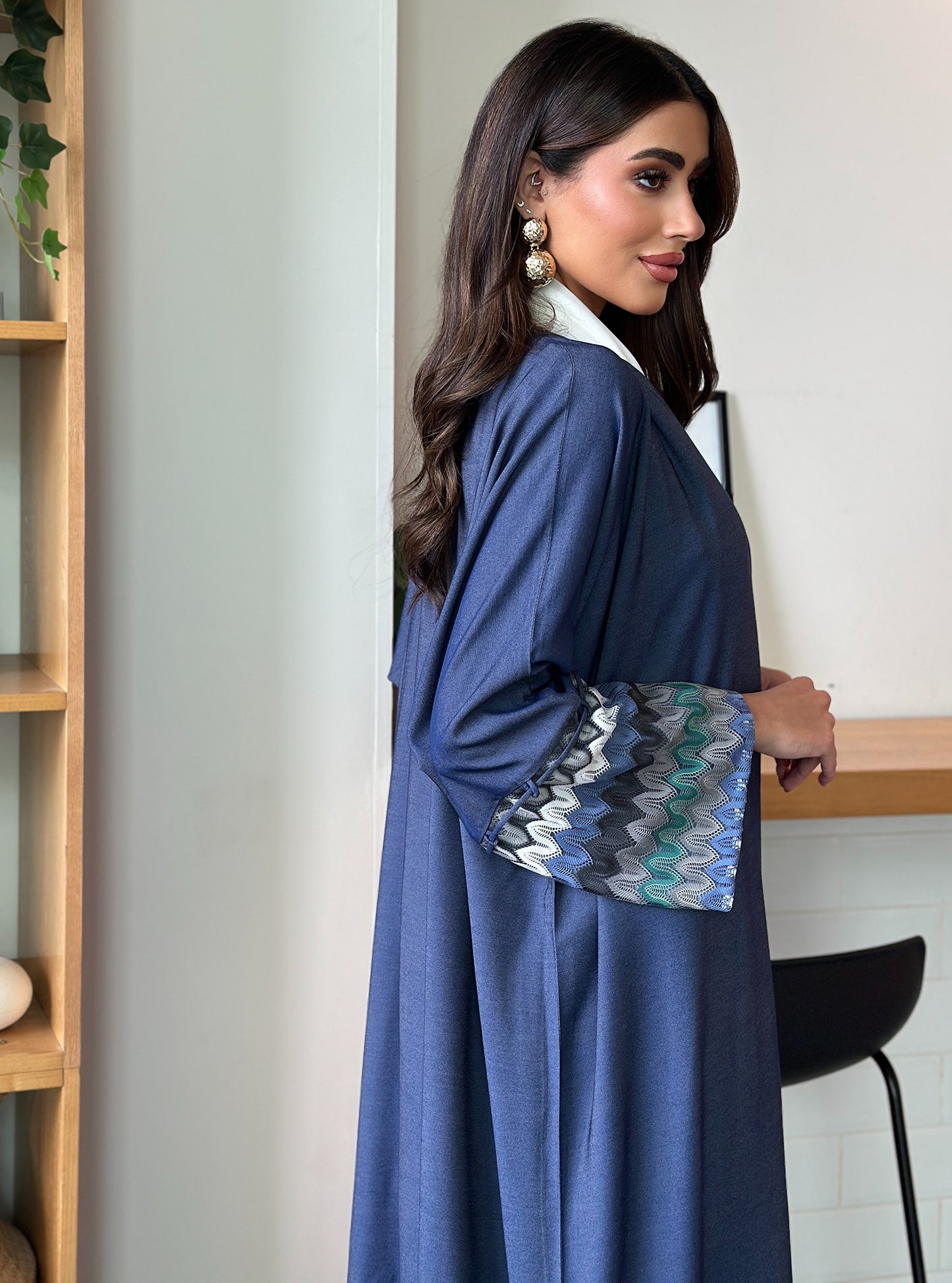 AT349 jeans Abaya