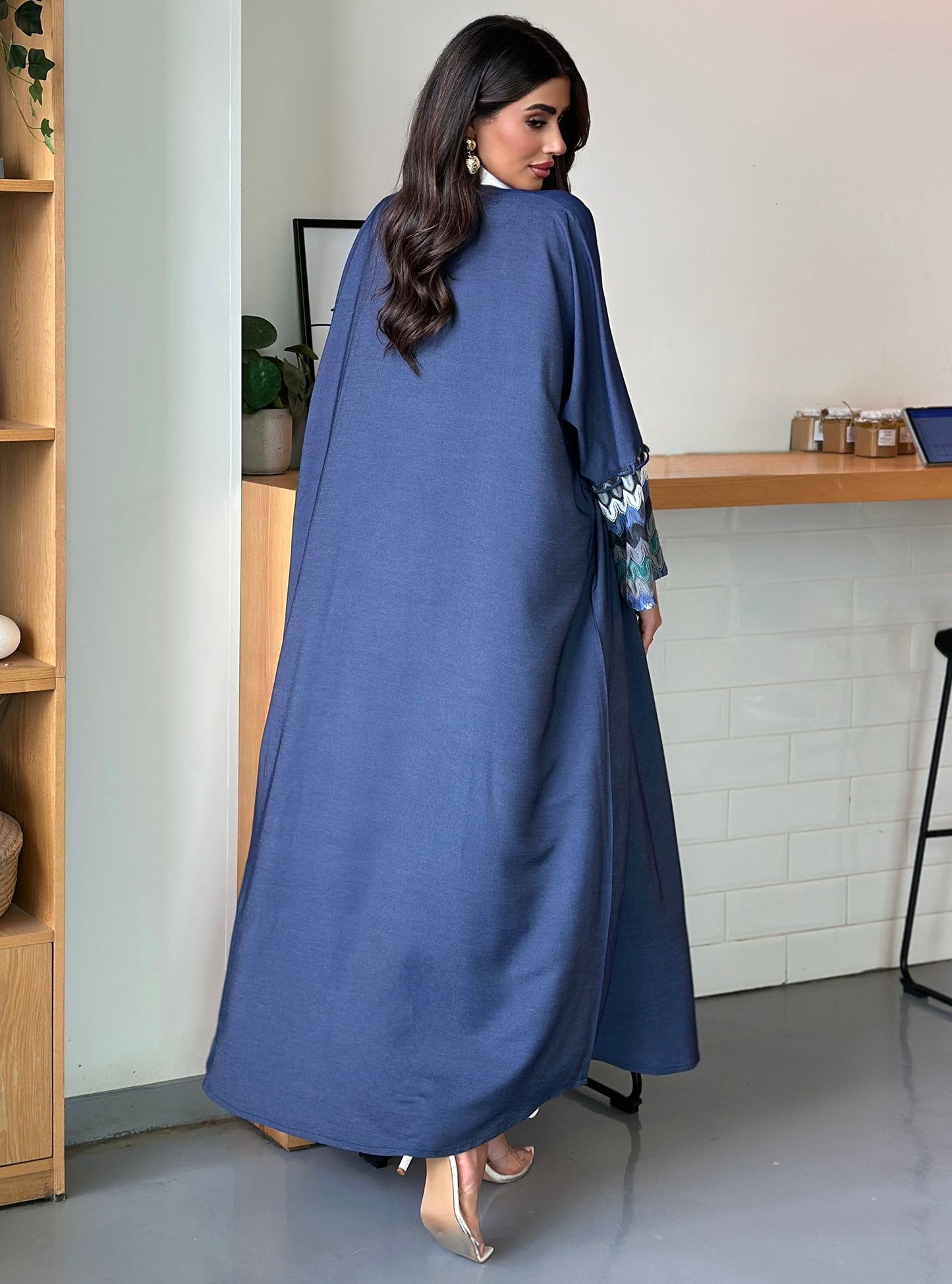 AT349 jeans Abaya