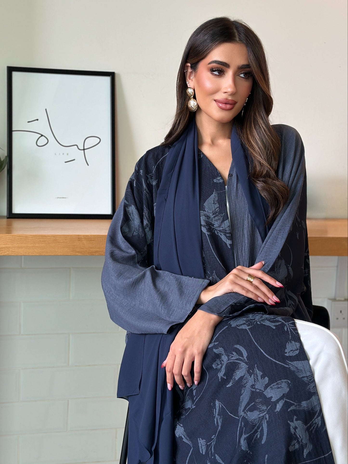 AT354 Abaya Bisht