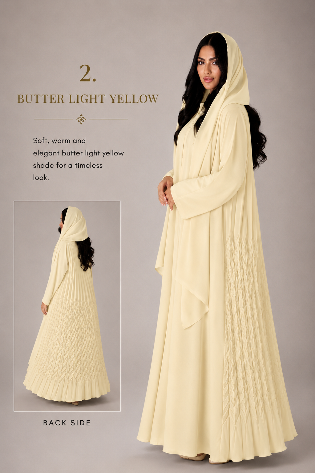 Pleated Nada Abaya_A