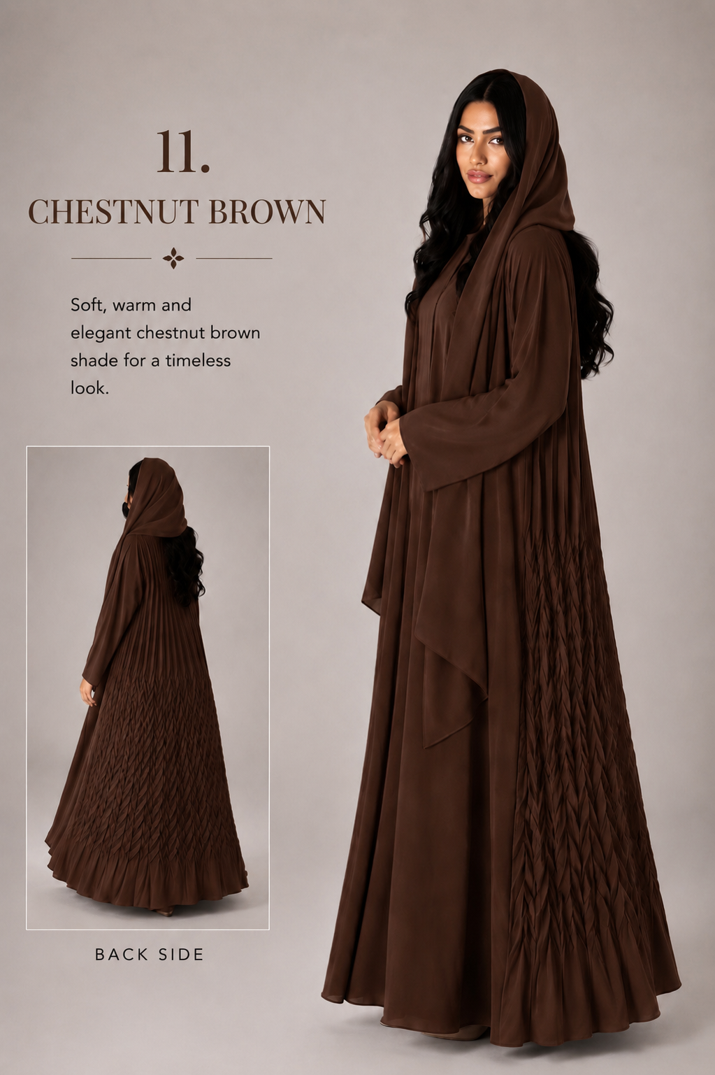 Pleated Nada Abaya_ B