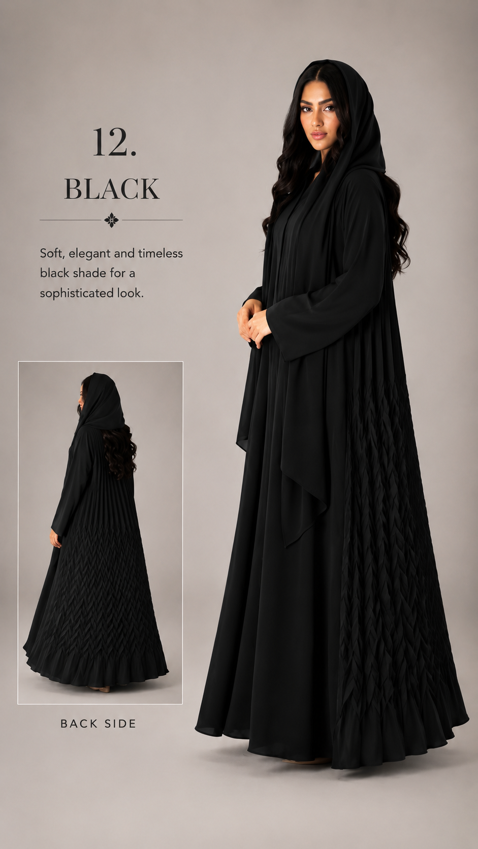 Pleated Nada Abaya_ B