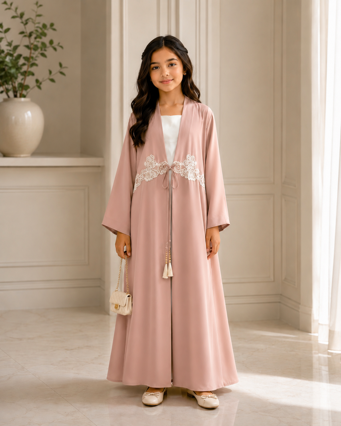 Kids 03 - A cut light crepe fabric