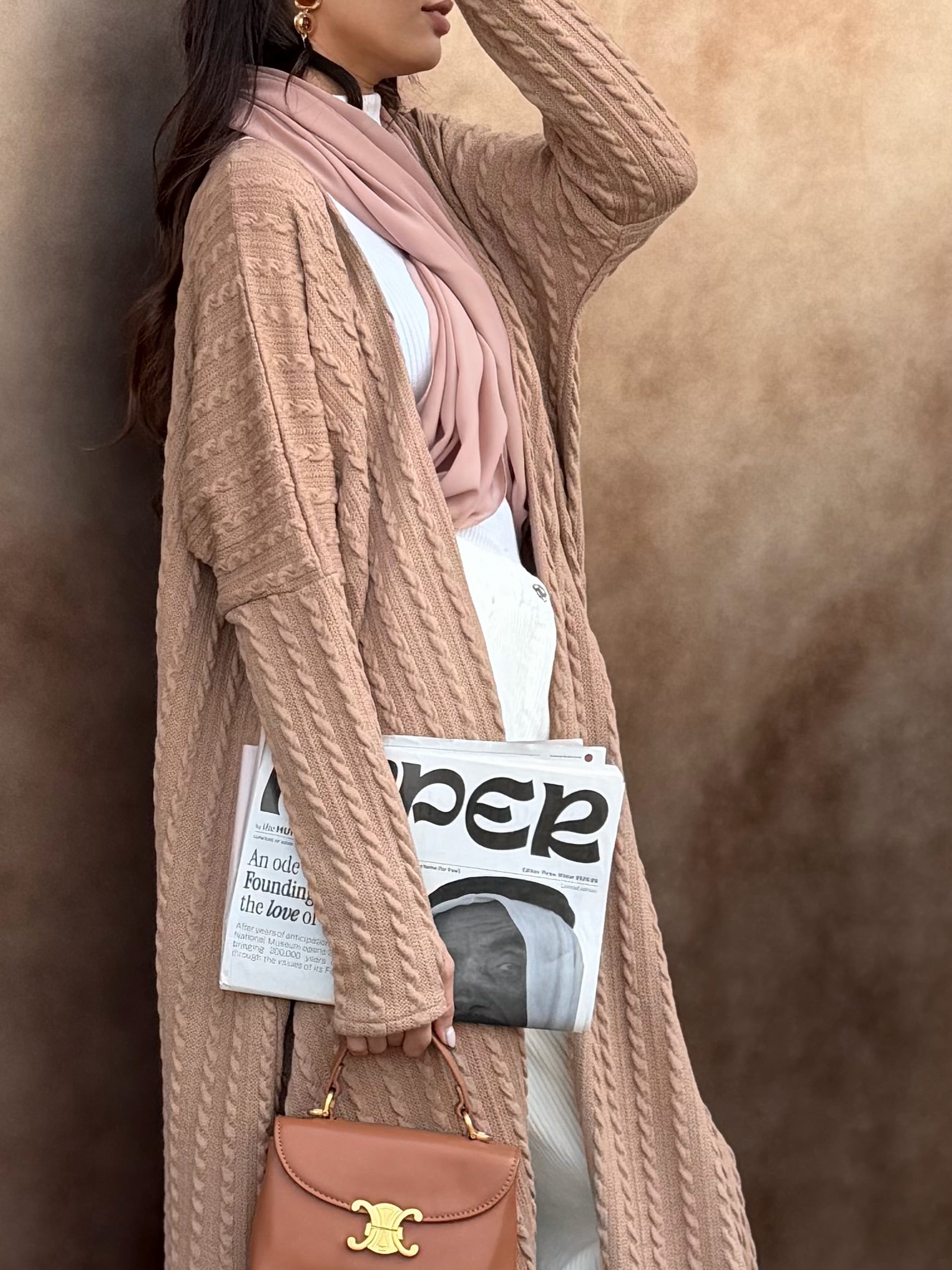 AT470 Winter Latte Abaya