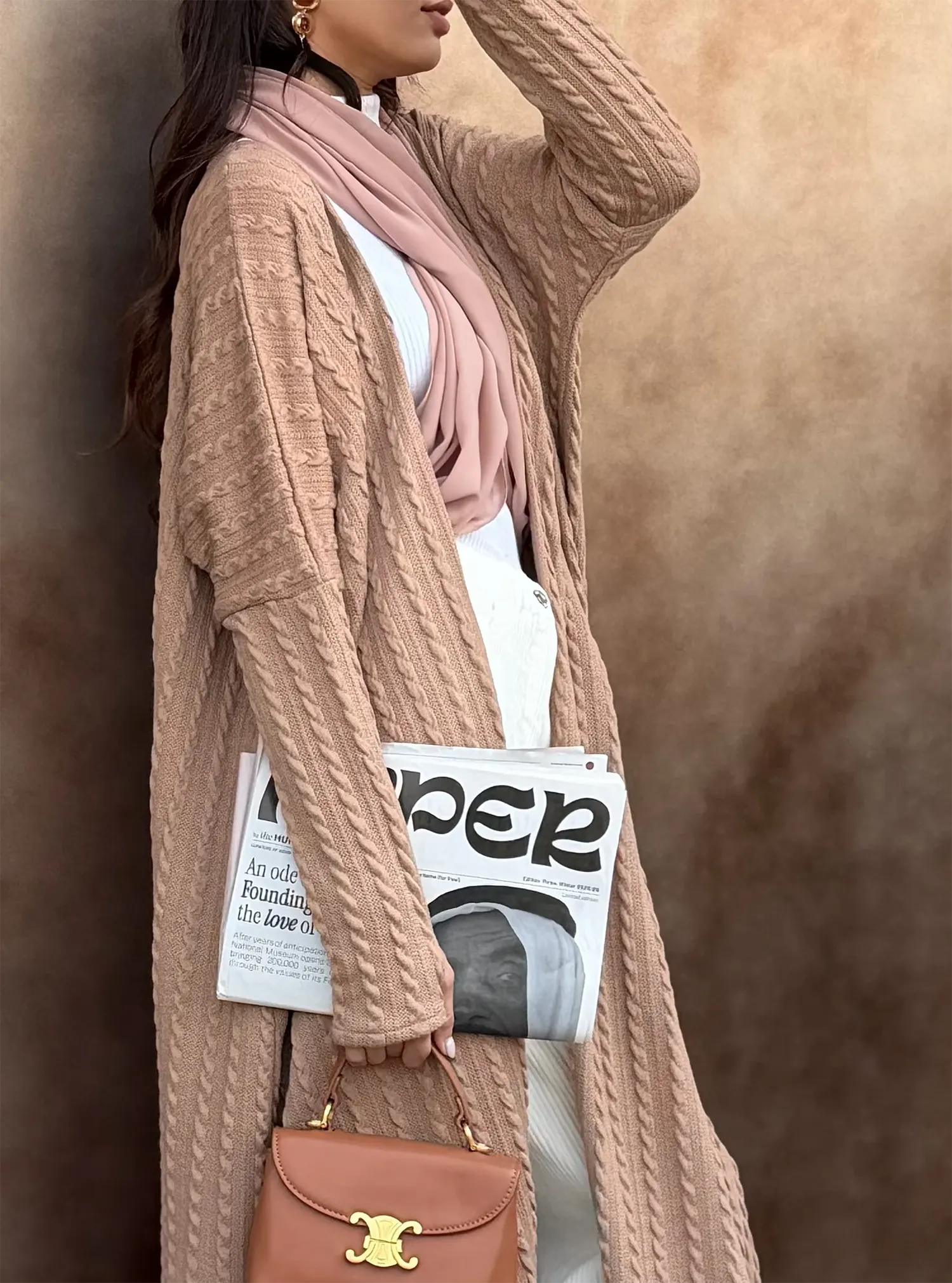 AT470 Winter Latte Abaya