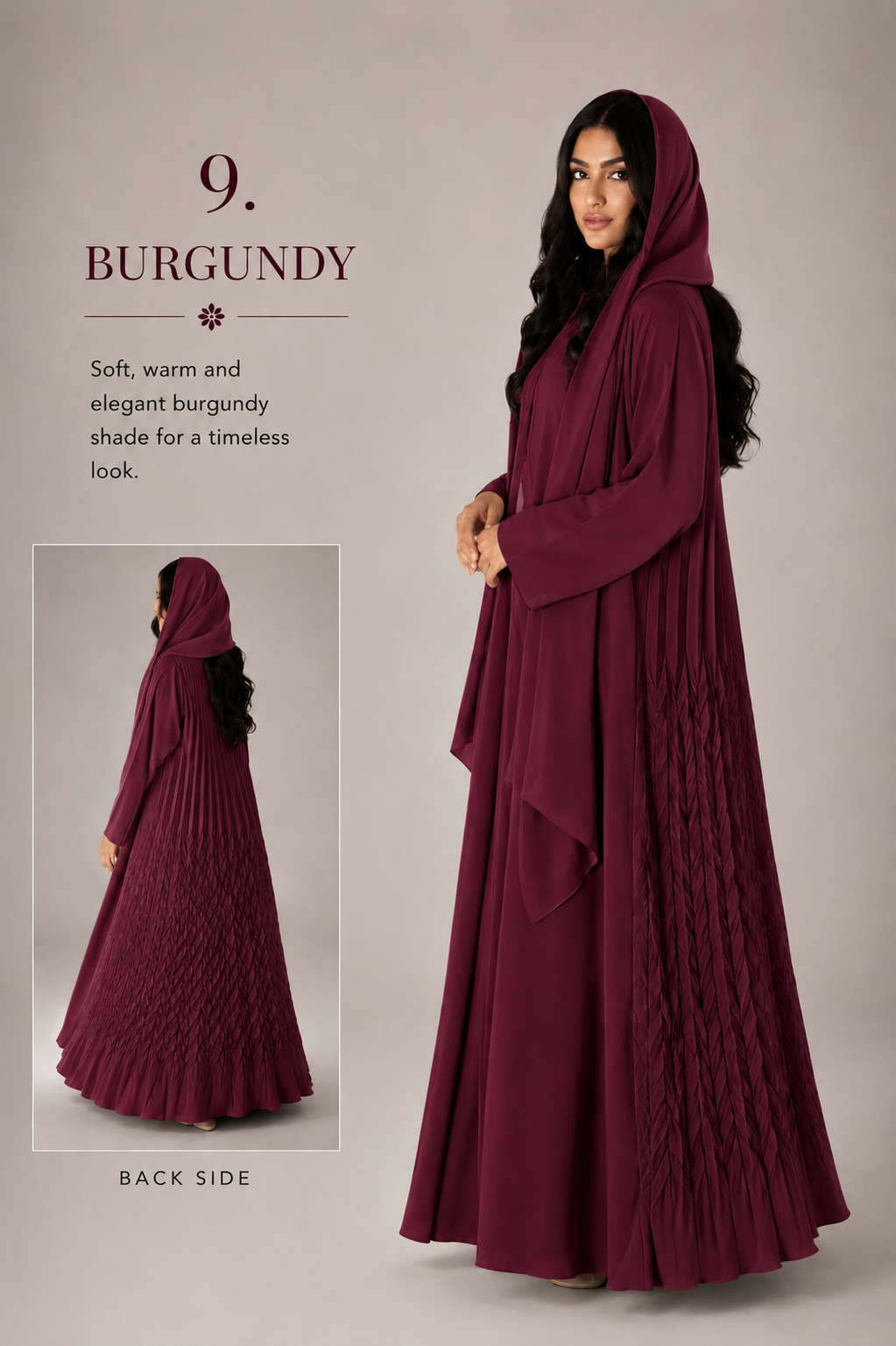 Pleated Nada Abaya_ B