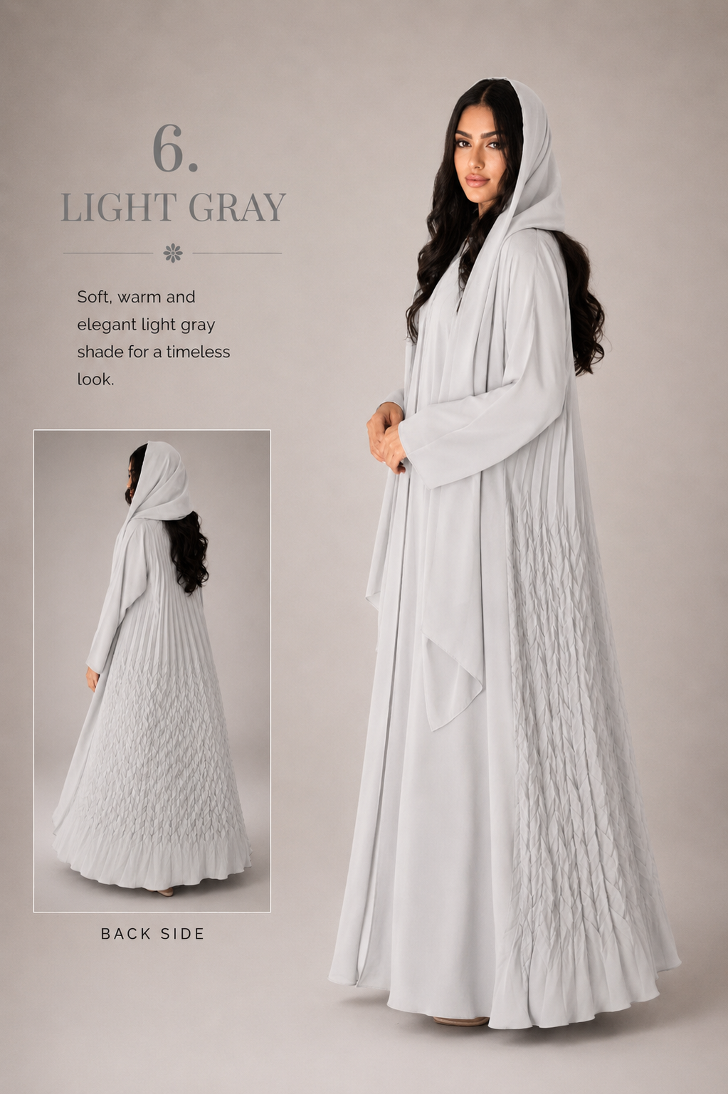 Pleated Nada Abaya_A