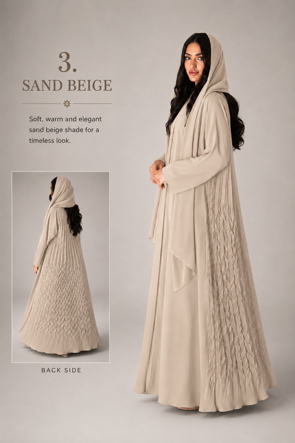 Pleated Nada Abaya_A