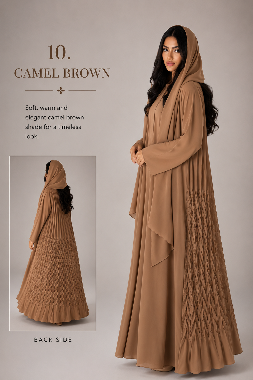 Pleated Nada Abaya_ B