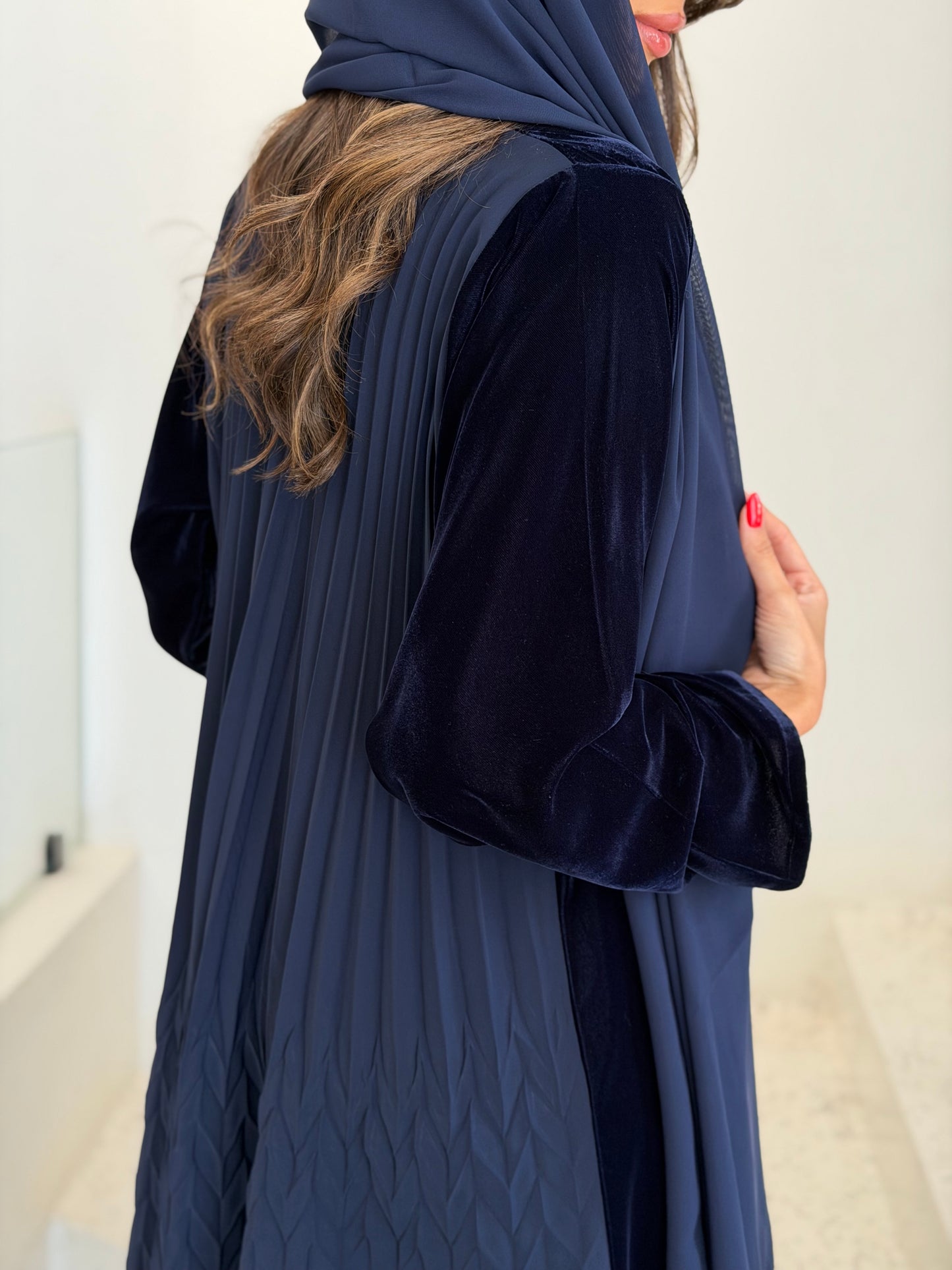 AT452 Navy Pelate Velvet