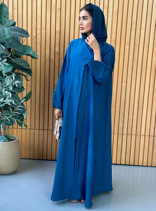 AT385 Teal Abaya