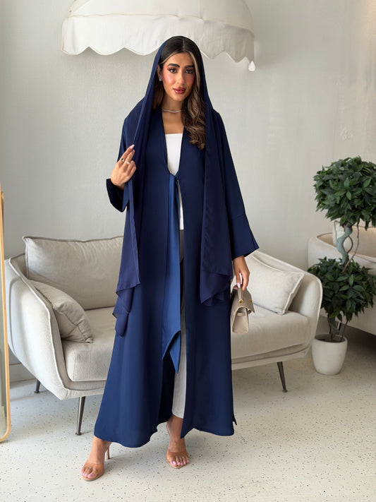 AT522  Navy Abaya