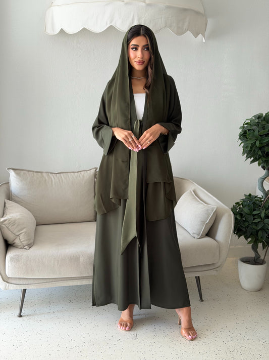 AT521  Oilve Abaya