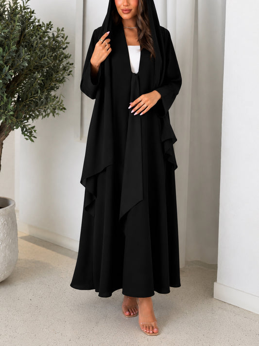 AT519  Black Abaya