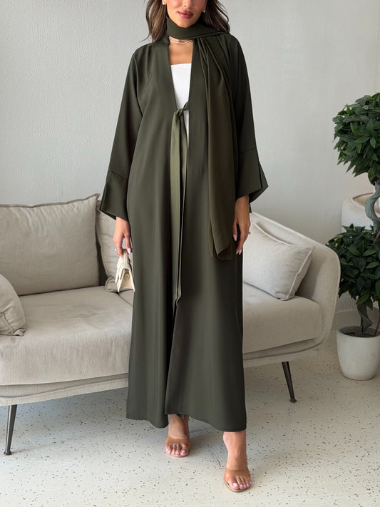 AT521  Oilve Abaya
