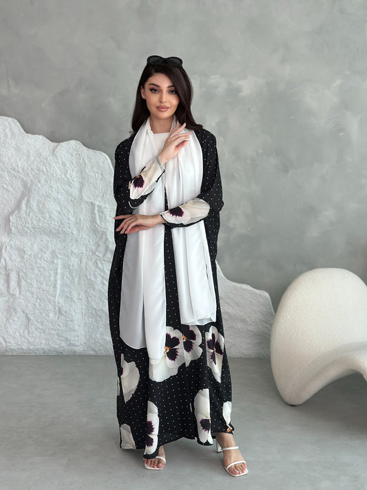 AT442 Print Abaya