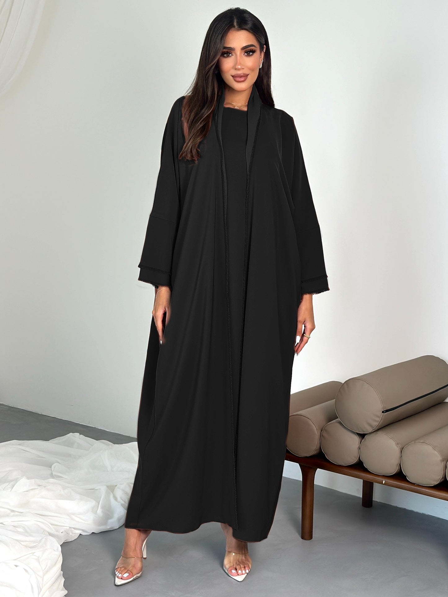 AT341 set of crepe Black