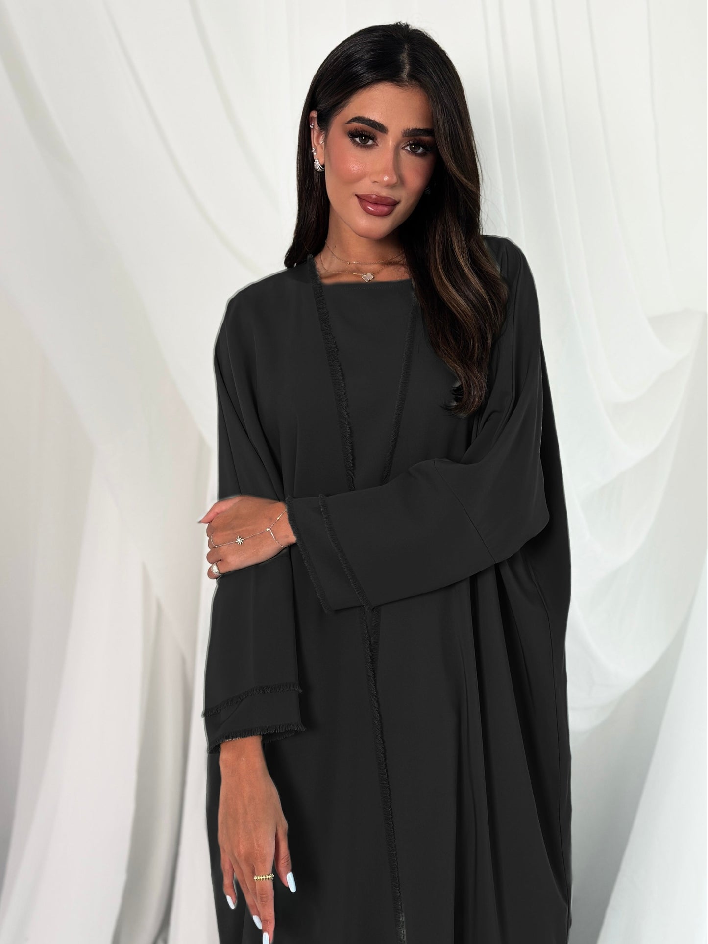 AT341 set of crepe Black