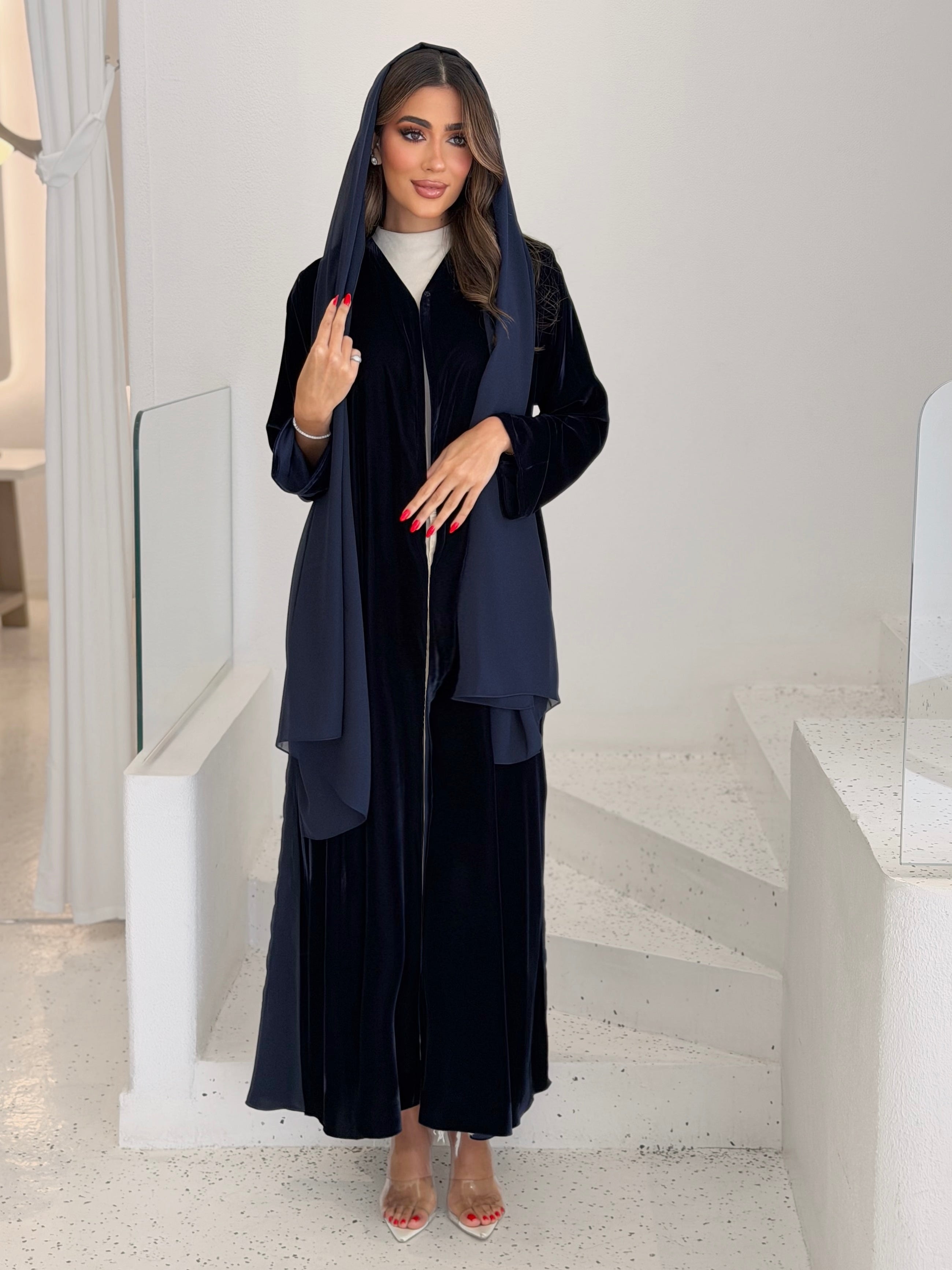 AT452 Navy Pelate Velvet