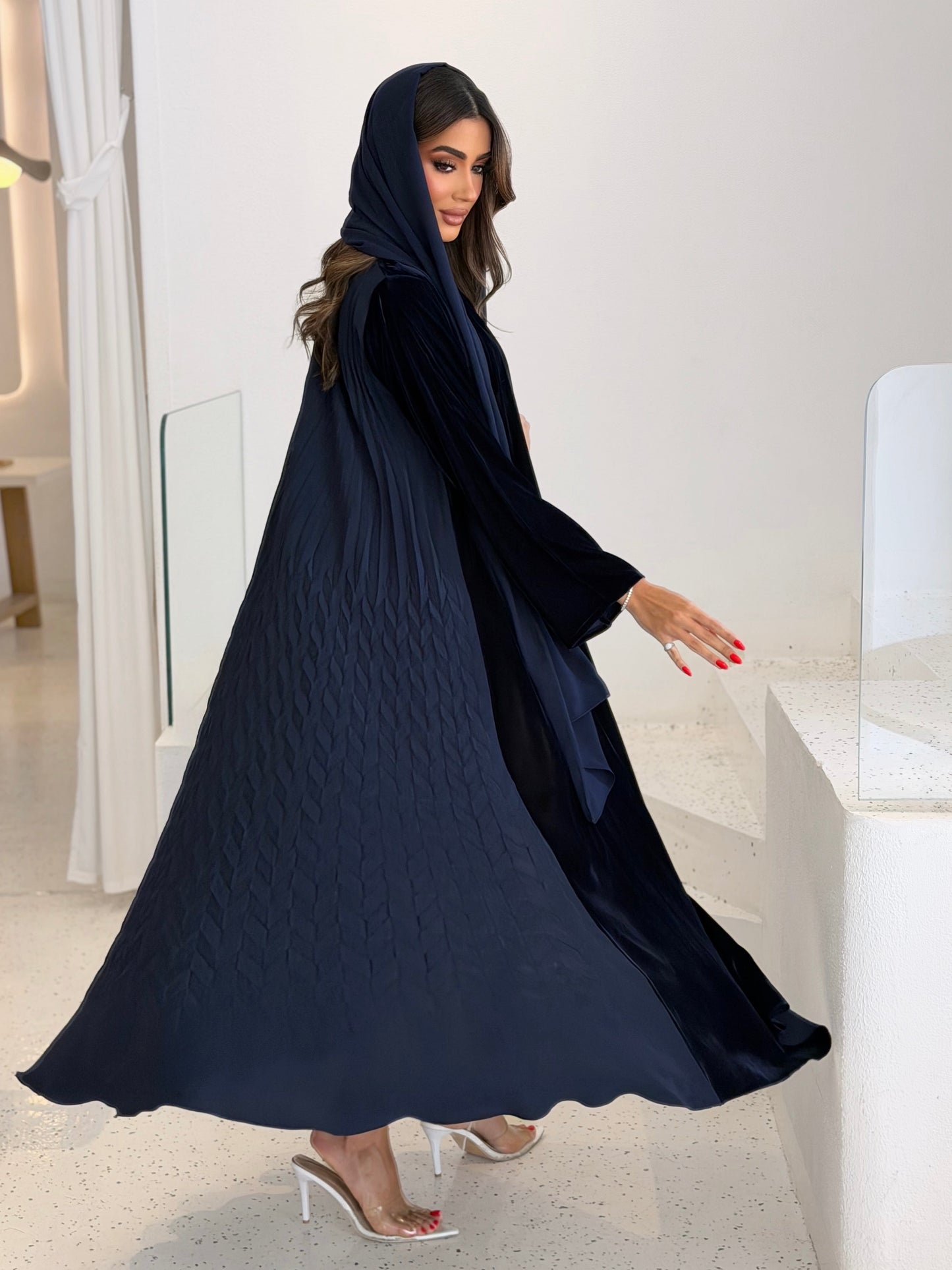 AT452 Navy Pelate Velvet