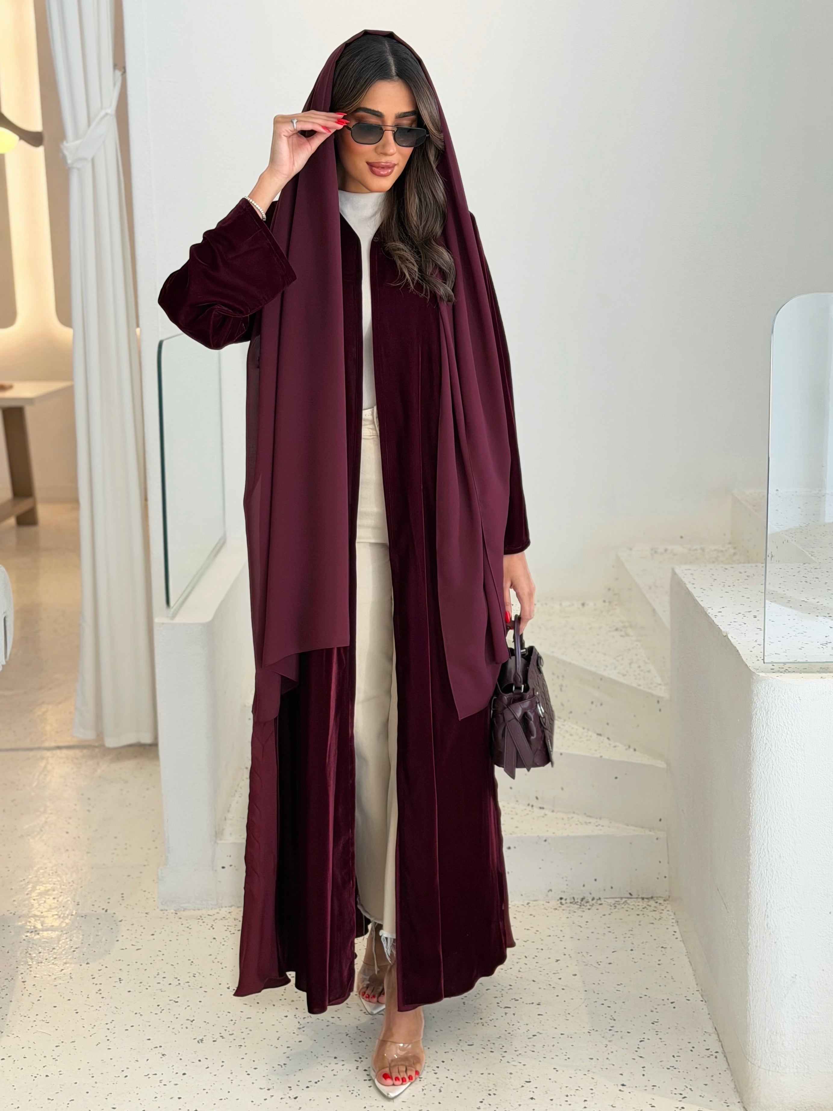 AT451 Maroon Pelate Velvet