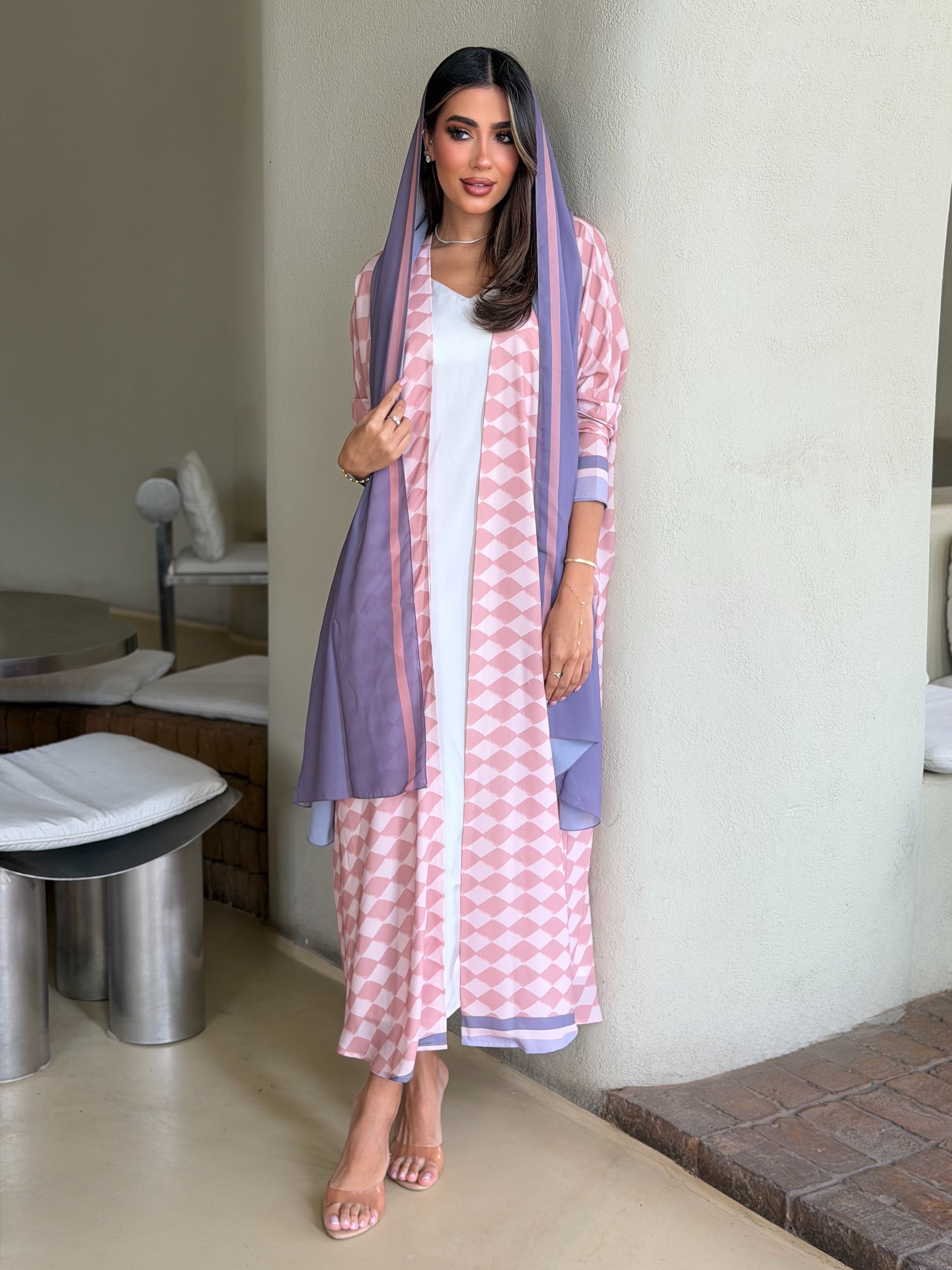 AT546 Half Bisht Geometric