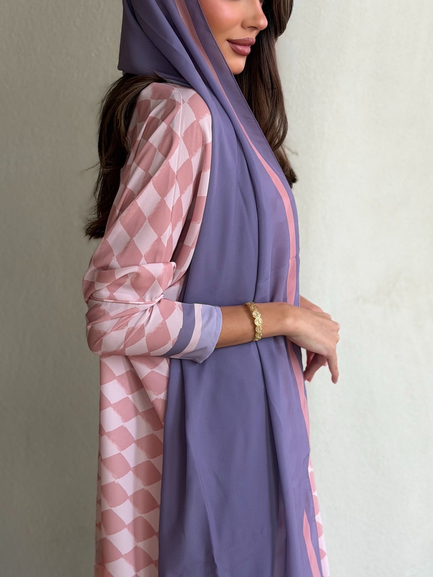 AT546 Half Bisht Geometric