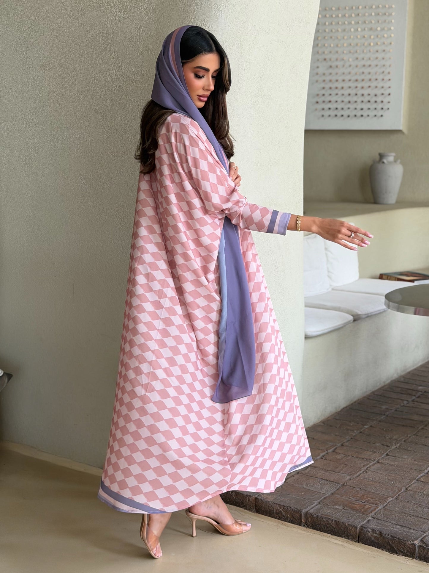 AT546 Half Bisht Geometric