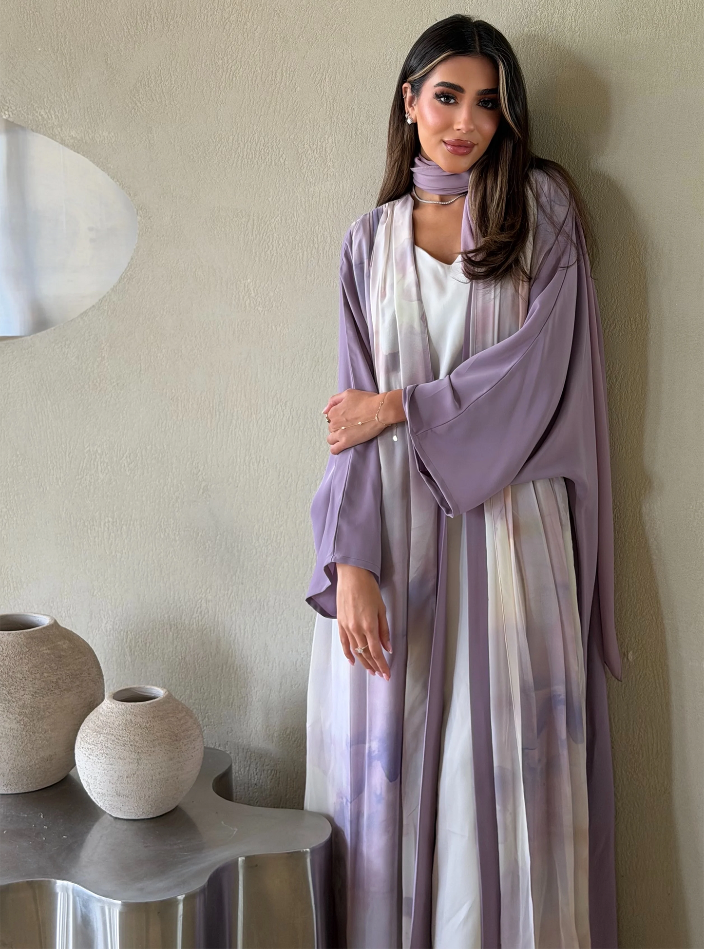 AT553 Bisht Lilac