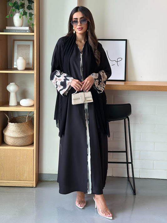 AT353 Abaya Bisht