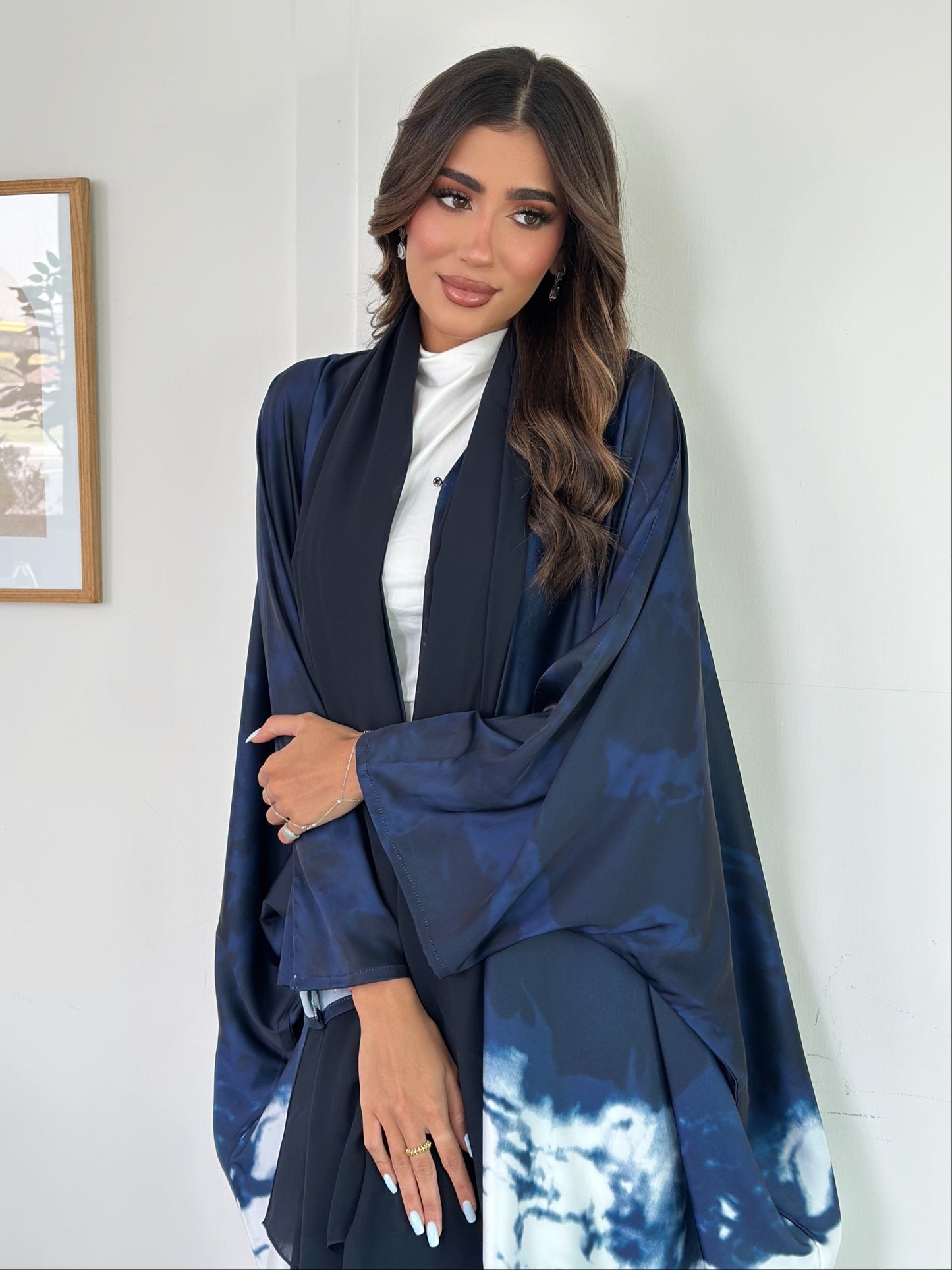 FN031 (Ready to Ship) summery ombré Abaya