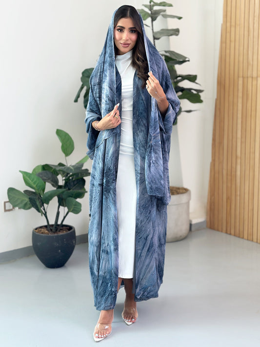 FN028 (Ready to Ship) summery  Chiffon Abaya